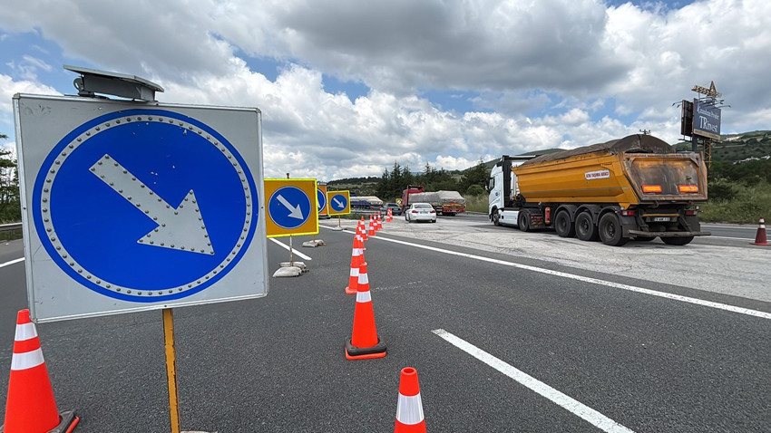 Bu istikameti kullanacaklar dikkat! 4 gün boyunca trafik tek şeritten sağlanacak