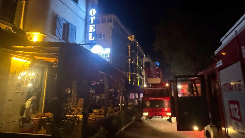 Erdek’te otelde yangın paniği: Konaklayan bir müşteri gözaltına alındı!