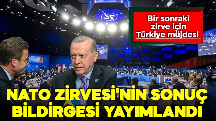 NATO Zirvesi sona erdi! Bildirge yayımlandı!