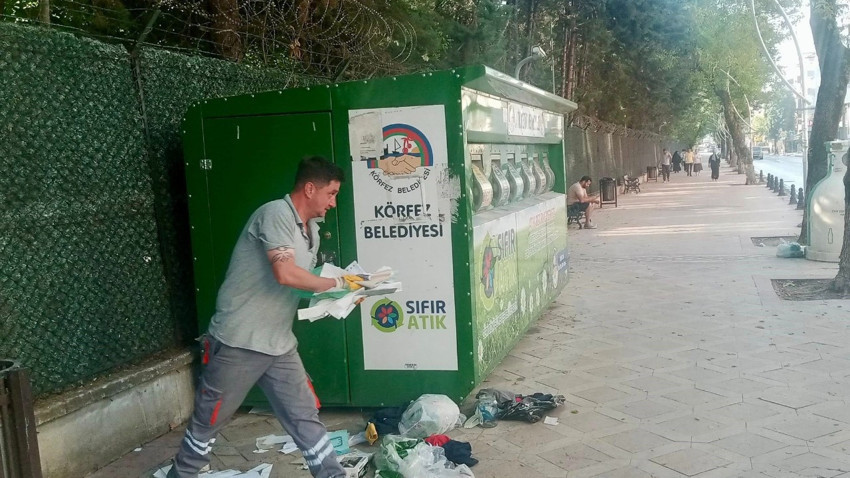 Körfez Belediyesi ekipleri cadde ve mahallelerde hijyen için yoğun temizlik yapıyor