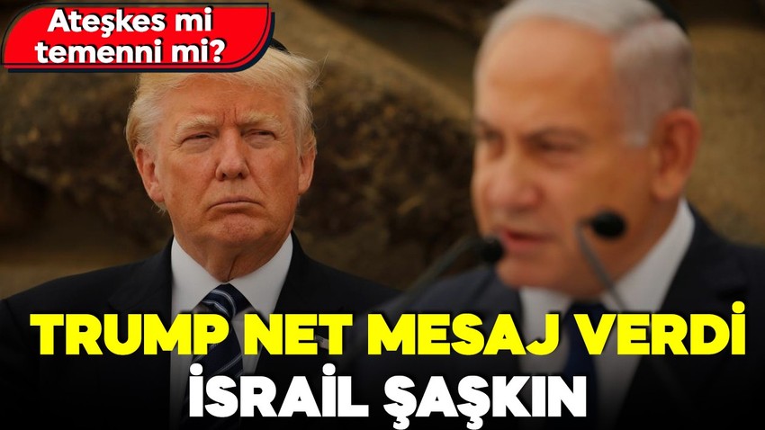 Trump'tan Gazze için net çağrı: Anlaşmayı yapın!