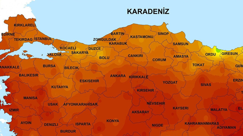 Bursa, Kocaeli, Yalova, Sakarya, Düzce ve İstanbul'a feci tarih verildi. 15 gün boyunca sürecek 10 yukarı gidecek