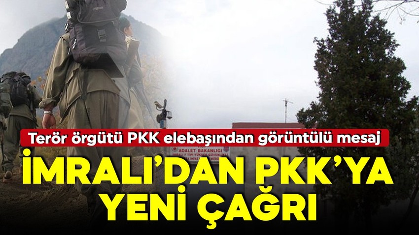 Teröristbaşı Öcalan'dan PKK'ya 'silahları bırakın' çağrısı!  İmralı’dan yeni görüntü