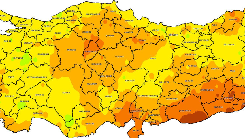 Ankara, Konya, Kayseri, Eskişehir, Sivas, Çorum, Yozgat, Aksaray, Niğde, Nevşehir, Kırıkkale, Karaman, Kırşehir ve Çankırı'ya korkunç salı uyarısı. 40'la devam