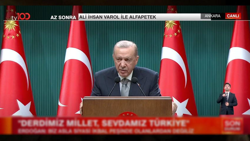 Cumhurbaşkanı Erdoğan'dan kabine toplantısı sonrası önemli açıklamalar: Muhalefete LGS tepkisi! "Buna asla izin vermeyiz"