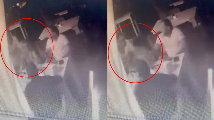 Eğlence mekanında eski eş dehşeti! Arkasından yaklaştığı kadının başını masaya vurdu