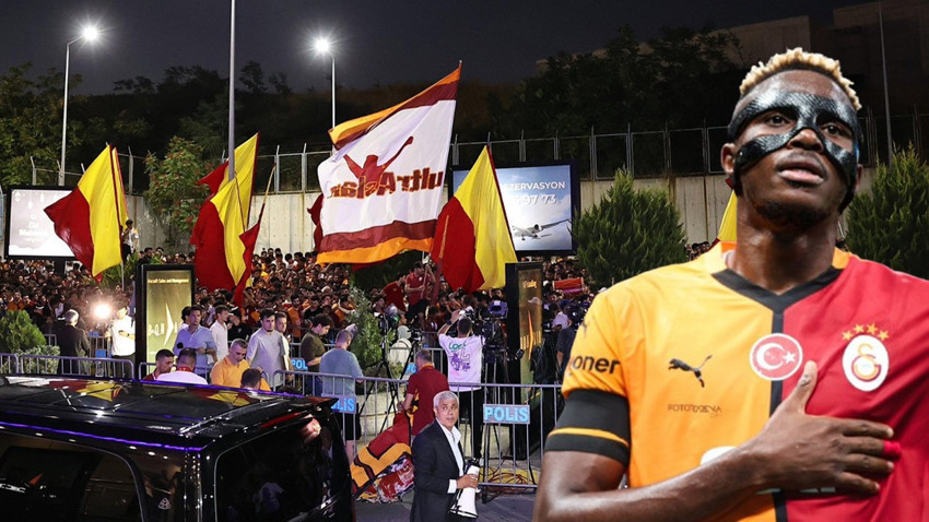 Galatasaray, Osimhen'e kavuştu! Yıldız golcü İstanbul'a geldi