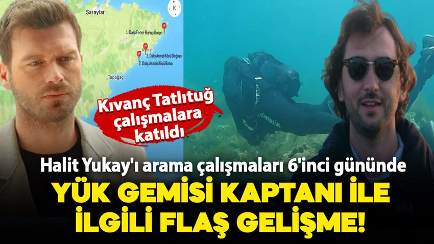 İş insanı Halit Yukay'ı arama çalışmaları 6'inci gününde: Kıvanç Tatlıtuğ'da arama çalışmalarına katıldı!