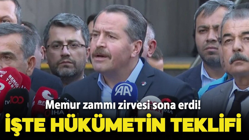 Memur zammı zirvesi sona erdi! İşte hükümetin teklifi