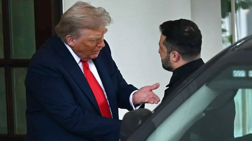 Beyaz Saray'da Trump'tan Zelenski'ye sürpriz iltifat: "Bayıldım"