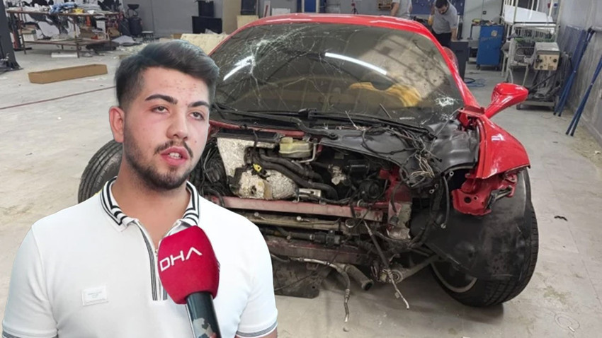 15 milyonluk araç test sürüşünde perte çıktı: Sahibi duyunca ilk sözü bu oldu