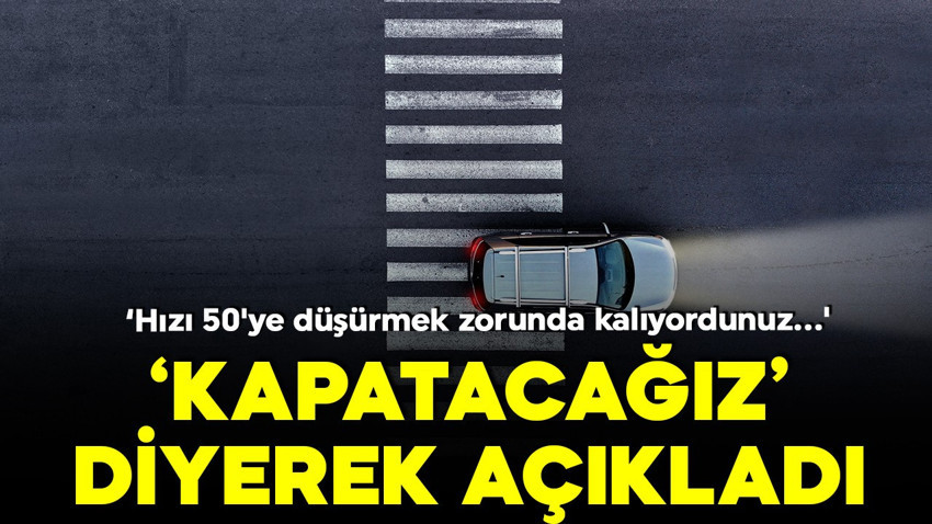Trafikte yeni düzenleme! Bakan Uraloğlu 'Kapatacağız' diyerek açıkladı!