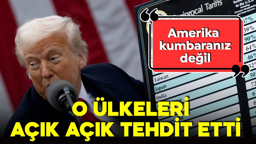 Trump o ülkeleri açık açık tehdit etti: 'Amerika kumbaranız değil'
