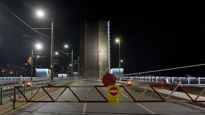 Yeni Galata Köprüsü'nde bakım onarım çalışması