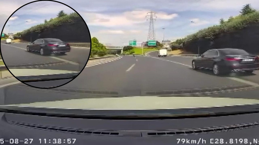 Trafikte ilginç tartışma: 'Arabada kamera var' deyince işler değişti