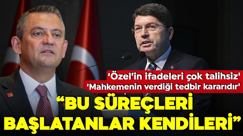 Bakan Tunç'tan CHP'nin iptal edilen İstanbul kongresi ile ilgili açıklama: Bu süreçleri başlatanlar kendileri