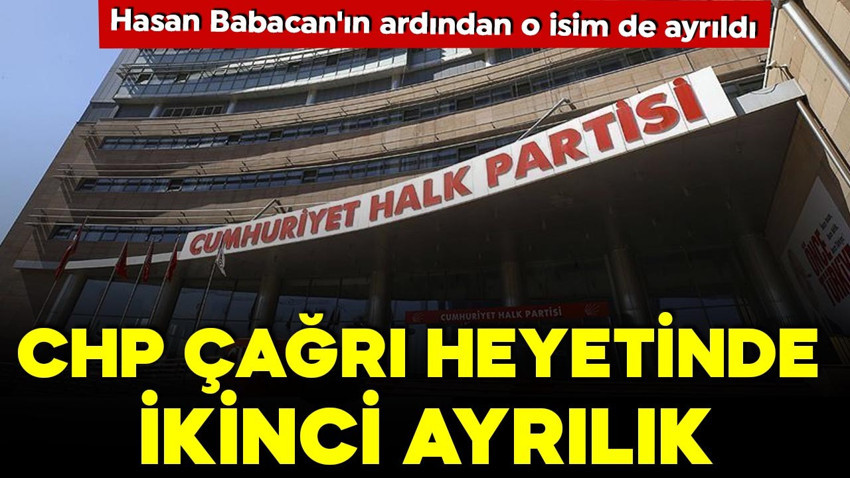 CHP'de Tekin'in yönetiminde ikinci ayrılık