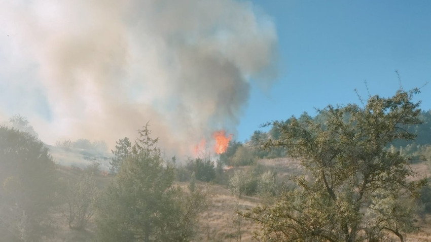 Karabük’te korkutan yangın! Kontrol altına alındı