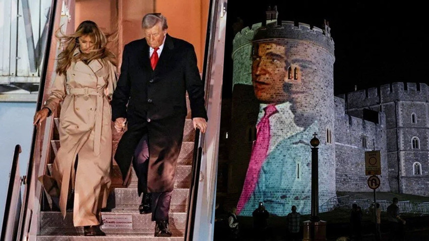 Donald Trump'ın İngiltere ziyareti gergin başladı: Sokaklar protestocularla doldu