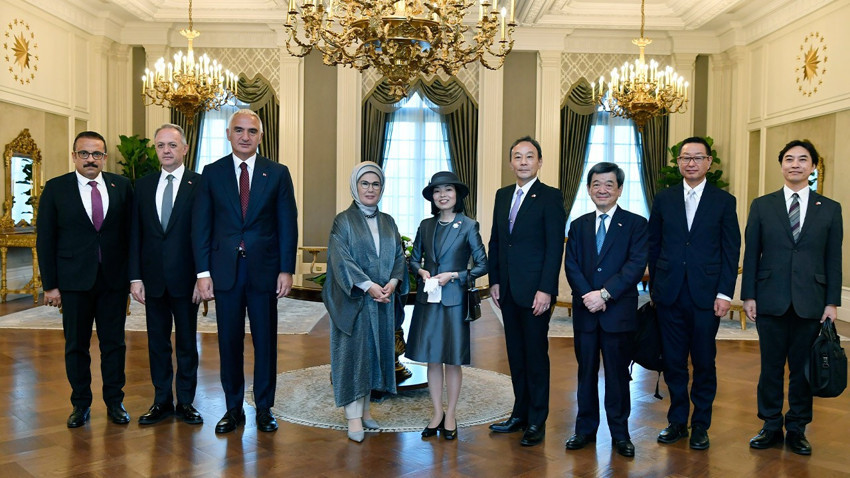 Emine Erdoğan, Japonya Altes Prensesi Mikasa'yı ağırladı!