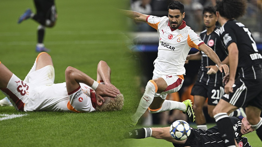 Şampiyonlar Ligi’ne kötü başlangıç! Galatasaray, Frankfurt’a farklı yenildi