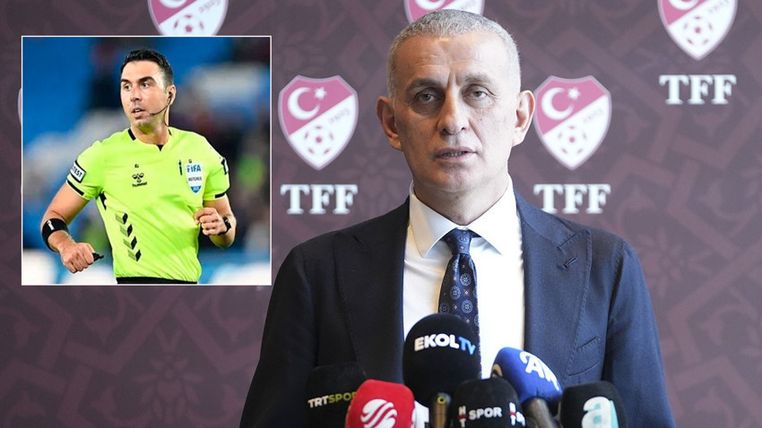 Kararı büyük tartışma yaratmıştı! TFF Başkanı Hacıosmanoğlu’ndan hakem Arda Kardeşler için çok sert sözler! O tarihi işaret etti
