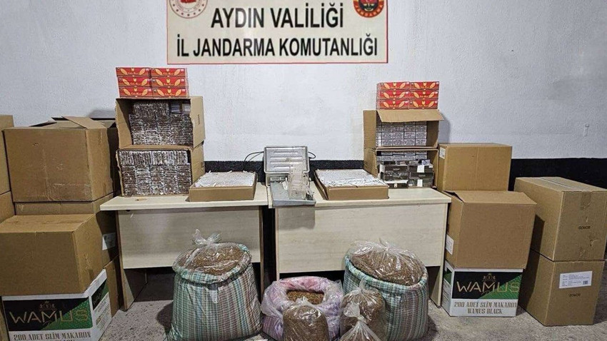 Söke’de kaçak tütün operasyonu! 1 gözaltı
