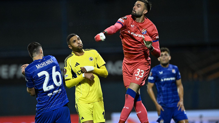 UEFA Avrupa Ligi'ne tatsız başlangıç! Fenerbahçe, Dinamo Zagreb'ten puansız döndü
