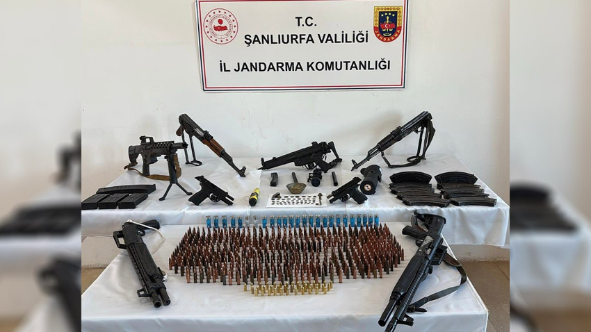 Şanlıurfa’da silah kaçakçılığı operasyonu: Çok sayıda silah ele geçirildi!