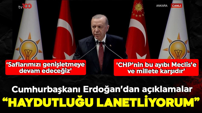 Cumhurbaşkanı Erdoğan'dan önemli açıklamalar: 'Bu haydutluğu lanetliyorum'