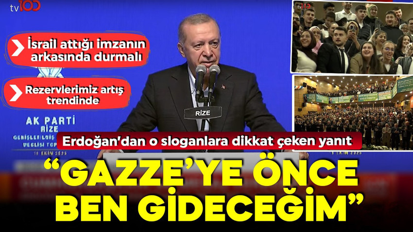 Cumhurbaşkanı Erdoğan'dan önemli açıklamalar! 'Gazze'ye önce ben gideceğim, sonra siz'
