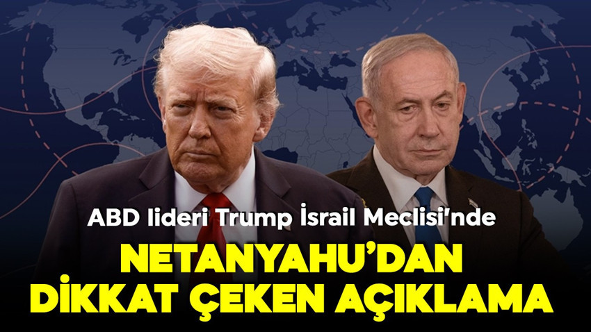 Trump'ı konuk eden Netanyahu'dan ilk sözler: 'Bu barışa bağımlıyım'