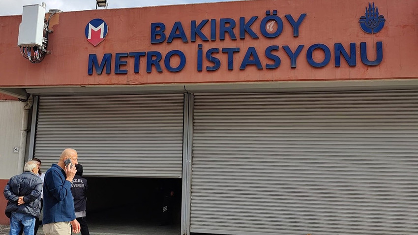 Bakırköy Metro İstasyonunda feci olay! Raylara atlayan kişi hayatını kaybetti