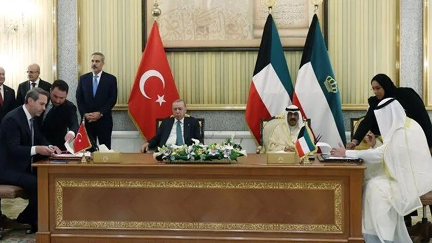 Cumhurbaşkanı Erdoğan, Kuveyt Emiri Sabah ile görüştü!