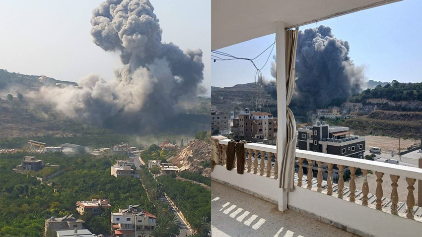 İsrail'den Lübnan'a saldırı! Ölü ve yaralılar var