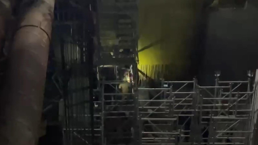 Beyoğlu'nda metro inşaatında iskele çöktü: 1 işçiden acı haber geldi