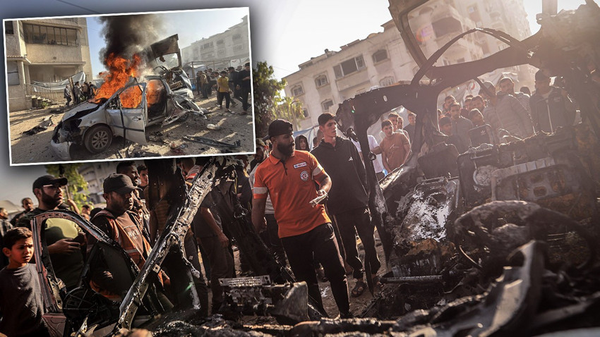 Katil İsrail ateşkes dinlemiyor! Gazze'ye saldırılar sürüyor... Çok sayıda can kayıpları var