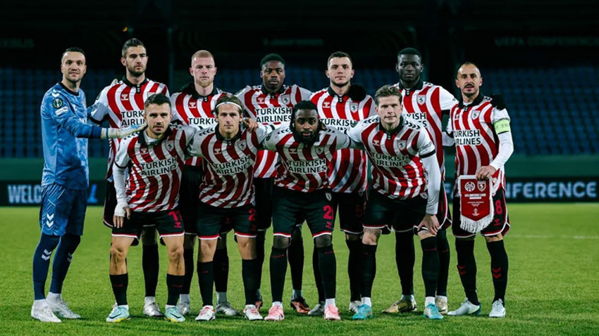 Samsunspor Avrupa'da doludizgin