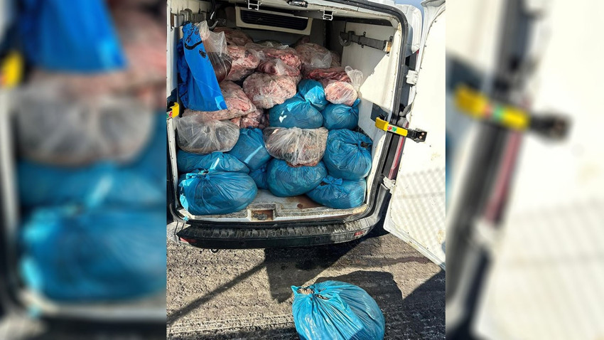 Tekirdağ'da kaçak sakatat operasyonu: 2 ton ele geçirildi