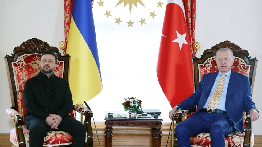 Ukrayna Lideri İstanbul'da! Cumhurbaşkanı Erdoğan ile Zelenski görüşmesi sona erdi