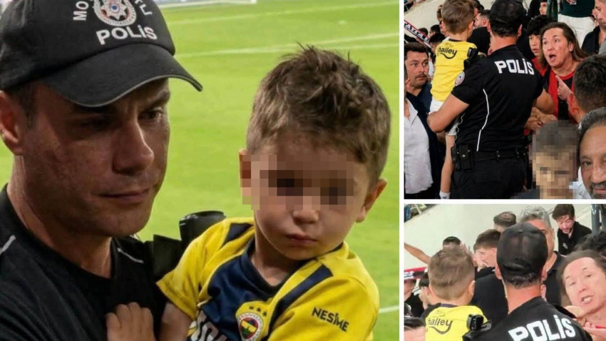 Tribünde küçük Fenerbahçeliyi kurtaran polis: ‘O küçük vücudunun titremesi üzücüydü