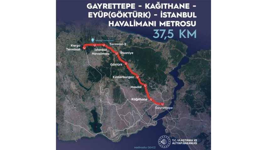 İstanbul Havalimanı - Gayrettepe Metrosu ne zaman açılıyor? Gayrettepe - Halkalı - İstanbul Havalimanı metro durakları.. - Resim : 4