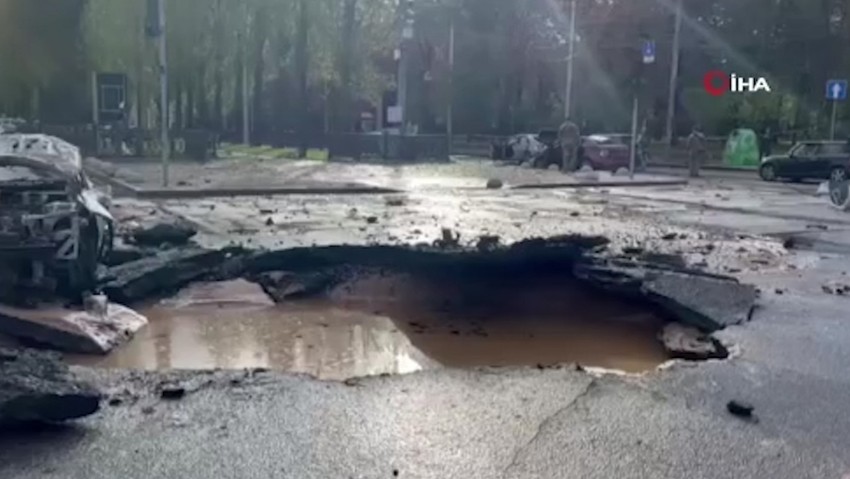 Ukrayna'da art arda patlamalar! Halk saldırılara sokakta yakalandı! İşte o dehşet anları - Resim : 2