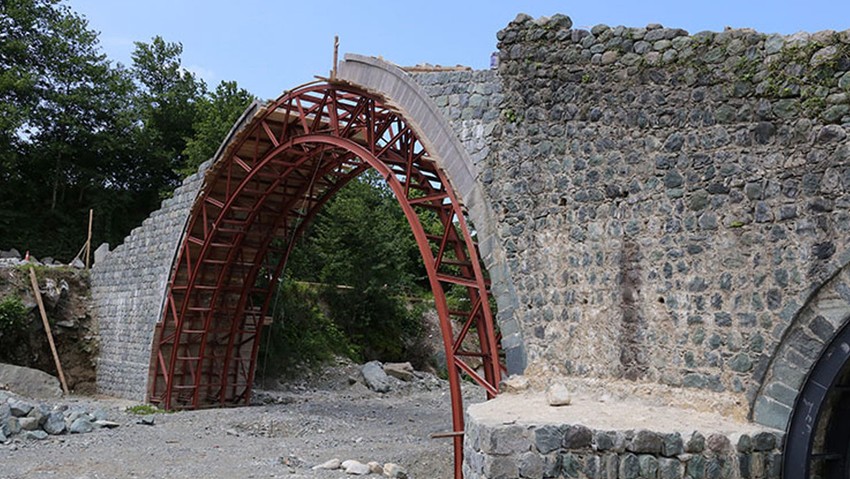 400 yıllık tarihi taş kemer köprü restore ediliyor - Resim : 2