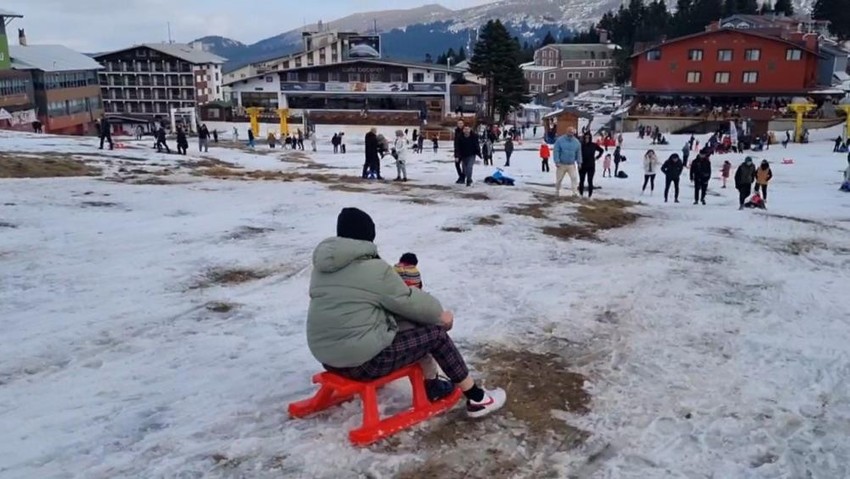 Kış turizminin sembolü Uludağ, yeni yıla karsız girecek! - Resim : 1