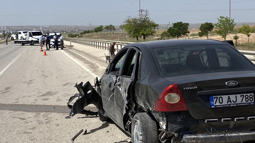 Konya'da trafik kazası: Yaralılar var! - Resim : 1