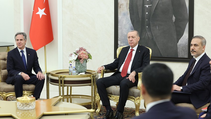 Cumhurbaşkanı Erdoğan, ABD Dışişleri Bakanı Blinken’ı kabul etti - Resim : 5