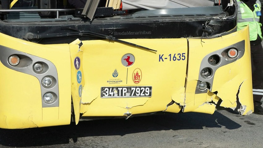 Başakşehir'de zincirleme felaket! 3 otobüs ve beton mikseri kazası! Çok sayıda yaralı var - Resim : 4