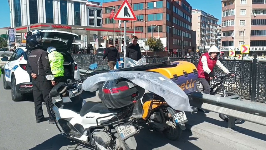 Esenyurt'ta motosiklet sürücülerine denetim: 12 sürücüye toplam 67 bin lira idari para cezası uygulandı! - Resim : 1