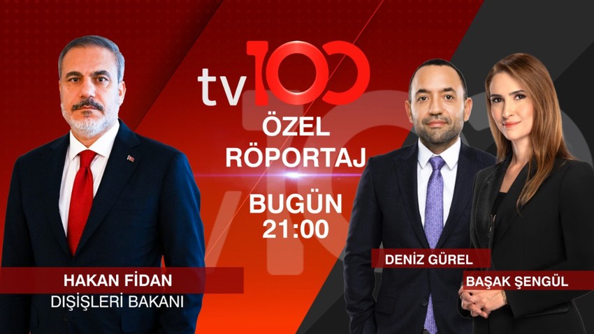 Dışişleri Bakanı Hakan Fidan tv100'e konuk oluyor! tv100 Özel Röportaj bu akşam saat 21:00'de - Resim : 1